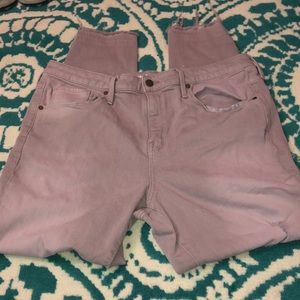 {mossimo supply co} 🌸 high rise purple jeans